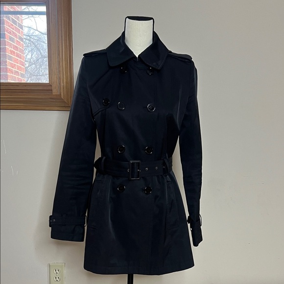 Tommy Hilfiger Jackets & Blazers - ⬛️🔲◾️Classic Black Double-Breasted Trench Coat with Belt